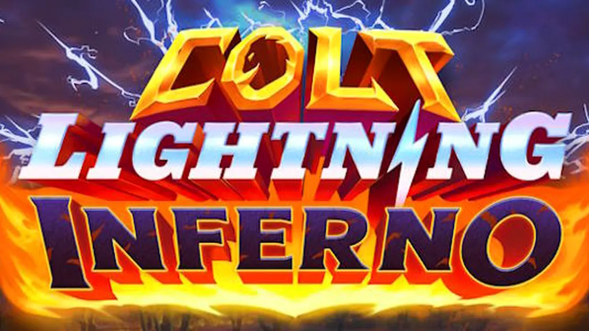 Visual bertema kuda listrik dan api dalam slot Colt Lightning Inferno